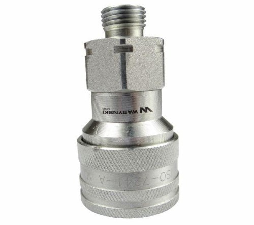 Szybkozłącze hydrauliczne gniazdo M16x1.5 gwint zewnętrzny EURO (9100816G) (ISO 7241-A) Waryński-10946