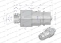 Szybkozłącze hydrauliczne wtyczka M16x1.5 gwint zewnętrzny EURO (9100816W) (ISO 7241-A) z eliminatorem ciśnienia Waryński-31890