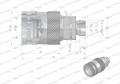 Szybkozłącze hydrauliczne gniazdo M18x1.5 gwint zewnętrzny EURO PUSH-PULL (9100818G) (ISO 7241-A) Waryński-11541
