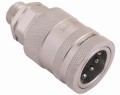 Szybkozłącze hydrauliczne gniazdo z eliminatorem ciśnienia M18x1.5 gwint zew. EURO PUSH-PULL (9100818G) (ISO 7241-A) Waryński-18274