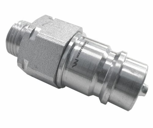Szybkozłącze hydrauliczne wtyczka M18x1.5 gwint zewnętrzny EURO (9100818W) (ISO 7241-A) Waryński-10832