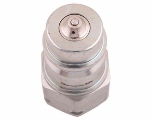 Szybkozłącze hydrauliczne wtyczka z eliminatorem ciśnienia M18x1.5 gwint zew. EURO (9100818W) (ISO 7241-A) Waryński-18279