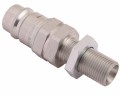 Szybkozłącze hydrauliczne wtyczka long z eliminatorem ciśnienia M18x1.5 gwint zew. EURO (9100818W) (ISO 7241-A) Waryński-18285
