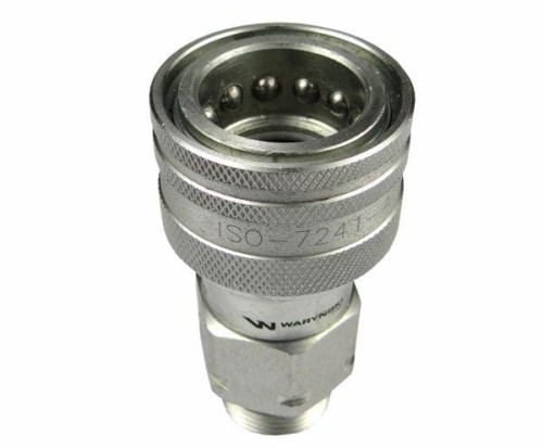 Szybkozłącze hydrauliczne gniazdo M22x1.5 gwint zewnętrzny EURO (9100822G) (ISO 7241-A) Waryński-10812