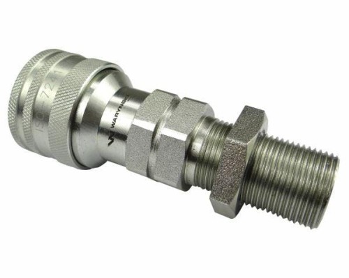 Szybkozłącze hydrauliczne gniazdo long M22x1.5 gwint zewnętrzny EURO (9100822GL) (ISO 7241-A) Waryński-10817