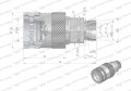 Szybkozłącze hydrauliczne gniazdo M22x1.5 gwint zewnętrzny EURO PUSH-PULL (9100822G) (ISO 7241-A) Waryński-11549