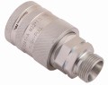 Szybkozłącze hydrauliczne gniazdo z eliminatorem ciśnienia M22x1.5 gwint zew. EURO PUSH-PULL (9100822G) (ISO 7241-A) Waryński-18303