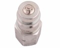 Szybkozłącze hydrauliczne wtyczka z eliminatorem ciśnienia M22x1.5 gwint wew. EURO (ISO 7241-A) Waryński-18309