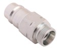 Szybkozłącze hydrauliczne wtyczka z eliminatorem ciśnienia M22x1.5 gwint zew. EURO (9100822W) (ISO 7241-A) Waryński-18311