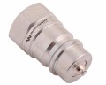 Szybkozłącze hydrauliczne wtyczka z eliminatorem ciśnienia G1/2"BSP gwint wew. ISO 7241-A Waryński-18323