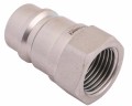 Szybkozłącze hydrauliczne wtyczka z eliminatorem ciśnienia G1/2"BSP gwint wew. ISO 7241-A Waryński-18325
