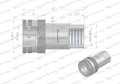 Szybkozłącze hydrauliczne gniazdo G3/8"BSP gwint wewnętrzny ISO 7241-A Waryński-10849