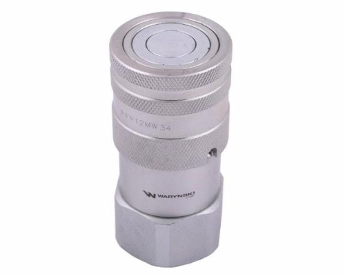 Szybkozłącze hydrauliczne suchoodcinające (rozmiar 1/2) gniazdo G3/4"BSP gwint wewnętrzny ISO16028 Waryński-14971