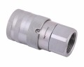 Szybkozłącze hydrauliczne suchoodcinające (rozmiar 3/4) gniazdo G1"BSP gwint wewnętrzny ISO16028 Waryński-14981