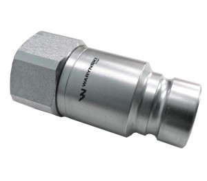 Szybkozłącze hydrauliczne suchoodcinające wtyczka G3/4"BSP gwint wewnętrzny ISO16028 Waryński 