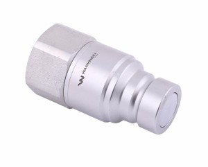 Szybkozłącze hydrauliczne suchoodcinające (rozmiar 3/4) wtyczka G1"BSP gwint wewnętrzny ISO16028 Waryński