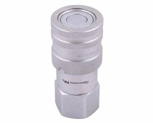 Szybkozłącze hydrauliczne suchoodcinające (rozmiar 3/8) gniazdo G1/2"BSP gwint wewnętrzny ISO16028 Waryński