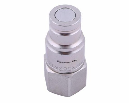 Szybkozłącze hydrauliczne suchoodcinające (rozmiar 3/8) wtyczka G1/2"BSP gwint wewnętrzny ISO16028 Waryński-15001