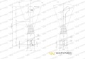 Joystick pod linki zakończone kulką z 1 przełącznikiem (z przyciskiem na kulkę. IP-6019. JOYSTIKK) Waryński-24011