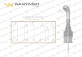 Joystick pod linki zakończone kulką z 2 przełącznikami (z 2 przyciskami na kulkę. IP-6022) Waryński-24019