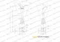 Joystick pod linki zakończone kulką z 2 przełącznikami (z 2 przyciskami na kulkę. IP-6022) Waryński-24017