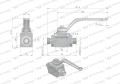 Zawór kulowy hydrauliczny 2-drogowy 2/2 M18x1.5 12L z otworami mocującymi 500 bar Waryński-12588