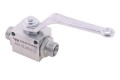 Zawór kulowy hydrauliczny 2-drogowy 2/2 M22x1.5 15L z otworami mocującymi 500 bar Waryński-12589