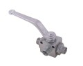 Zawór kulowy hydrauliczny 3-drogowy 3/2 M18x1.5 12L z otworami mocującymi 500 bar Waryński-12654