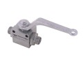 Zawór kulowy hydrauliczny 3-drogowy 3/2 M18x1.5 12L z otworami mocującymi 500 bar Waryński-12655