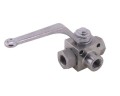 Zawór kulowy hydrauliczny 3-drogowy 3/2 - 3/8"BSP z otworami mocującymi 500 bar Waryński-12647