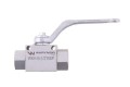 Zawór kulowy hydrauliczny 2-drogowy 2/2 - 1/2"BSP z otworami mocującymi 500 bar Waryński-12573