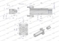 Zestaw (kit) do rozdzielacza hydraulicznego 40l/min - mocowanie linki Waryński-31560