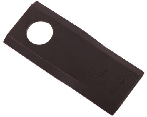 Nóż. nożyk kosiarka lewy 107x46x4mm otwór 21 WARYŃSKI ( sprzedawane po 25 )-21353