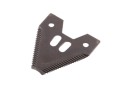 Nóż żniwny 80x76x2.8mm otwór 6.5 zastosowanie Z52672 Schumacher WARYŃSKI ( sprzedawane po 25 )-21618