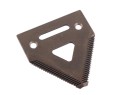 Nóż żniwny 83x76x3mm otwór 6.5 zastosowanie H207929 Schumacher WARYŃSKI ( sprzedawane po 25 )-21543