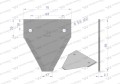 Nóż żniwny 84x76x2.8mm otwór 5.5 zastosowanie K343901 600-RS41826 1664390 MacDon Kilberry WARYŃSKI ( sprzedawane po 25 )-21584