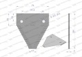 Nóż żniwny 84x76x3mm otwór 6.5 zastosowanie 611203.1 Claas WARYŃSKI ( sprzedawane po 25 )-21640