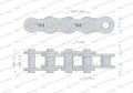 Łańcuch rolkowy wzmocniony 06A-1 ANSI A 35 06C-1 (R1 3/8) 5m Waryński-22579