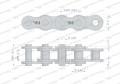 Łańcuch rolkowy wzmocniony 06A-1 ANSI A 35 06C-1 (R1 3/8) 2.5 m Waryński-21522