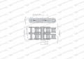 Łańcuch rolkowy 24B-2-35Ps obrotu zastosowanie Cyklop 503496014 Waryński-13750