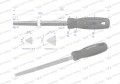Pilnik trójkątny 200 mm Waryński-21992