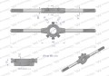 Oprawka 20x5 do narzynek ręcznych  M3-M4 Waryński-40746