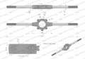 Oprawka 38x14 do narzynek ręcznych  M12-M14 Waryński-40758