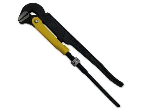 Szczypce nastawne 1" szwedzkie do rur szczęki typ 90° o rozstawie max 40mm  długość 320mm Waryński-30018