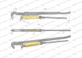 Szczypce nastawne szwedzkie do rur szczęki typ 90° o rozstawie max 67mm 2" długość 560mm Waryński-30026