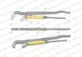 Szczypce nastawne szwedzkie do rur szczęki typ S o rozstawie max 55mm długość 420mm Waryński-30038
