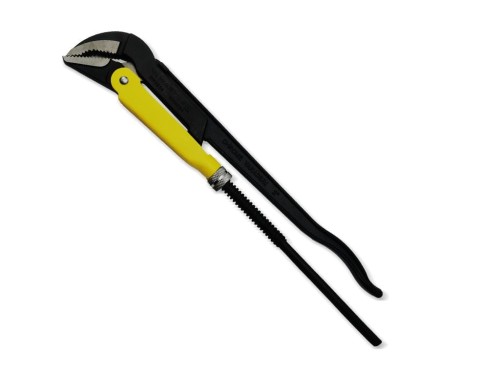 Szczypce nastawne szwedzkie do rur szczęki typ 45° o rozstawie max 103mm długość 652mm Waryński-30060