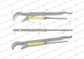 Szczypce nastawne szwedzkie do rur szczęki typ 45° o rozstawie max 103mm długość 652mm Waryński-30062