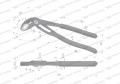 Szczypce do rur szybkonastawne 180mm. zakres szczęk 42 mm Waryński-22292