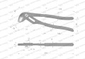 Szczypce do rur szybkonastawne 250mm. zakres szczęk 50 mm Waryński-22278